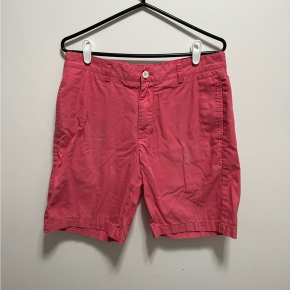 Vineyard Vines Pink Button-Up Shorts - Picture 1 of 6